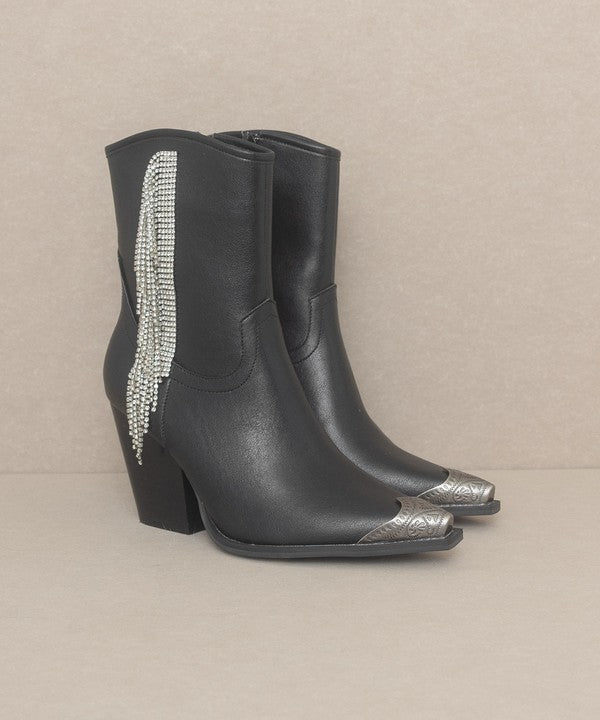 OASIS SOCIETY Kai - Rhinestone Fringe Boots from My Pampered Life Seattle