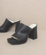 OASIS SOCIETY Vivienne - Slip On Platform Heels from My Pampered Life Seattle