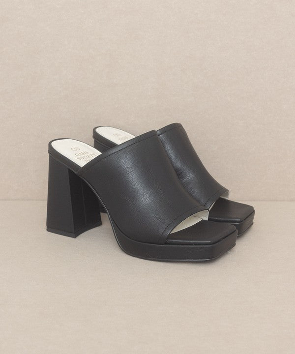 OASIS SOCIETY Vivienne - Slip On Platform Heels from My Pampered Life Seattle