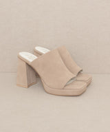 OASIS SOCIETY Vivienne - Slip On Platform Heels from My Pampered Life Seattle