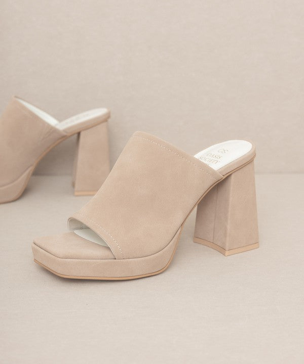 OASIS SOCIETY Vivienne - Slip On Platform Heels from My Pampered Life Seattle