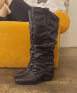 OASIS SOCIETY Thea - Fold Over Slit Jean Boots from My Pampered Life Seattle