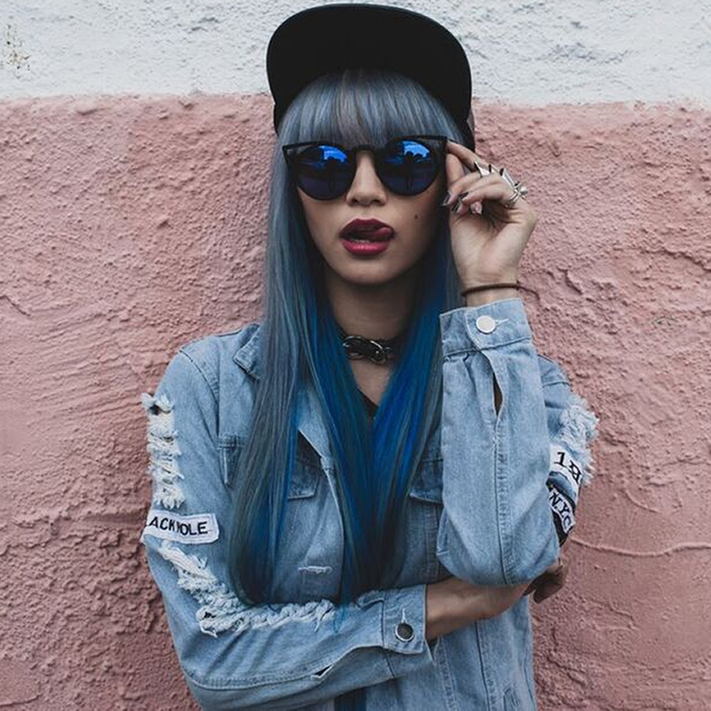 Women's Laser Cut Round Metal Mirror Lens Sunglasses A102 from zeroUV
