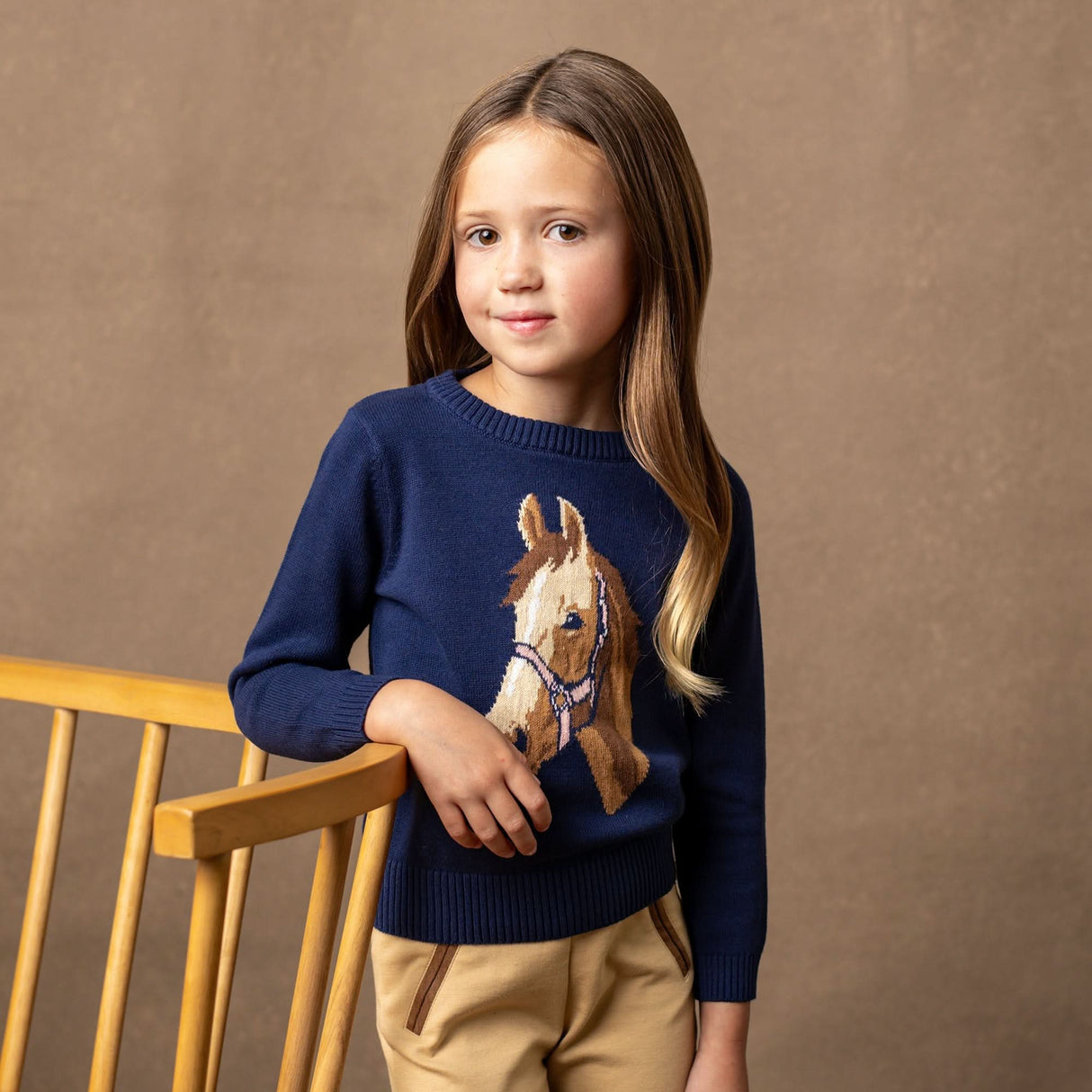 Horse Intarsia Pullover Sweater - Baby from Hope & Henry