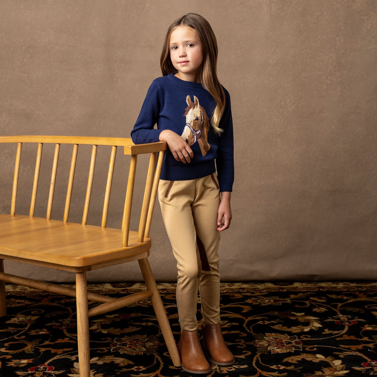 Horse Intarsia Pullover Sweater - Baby from Hope & Henry