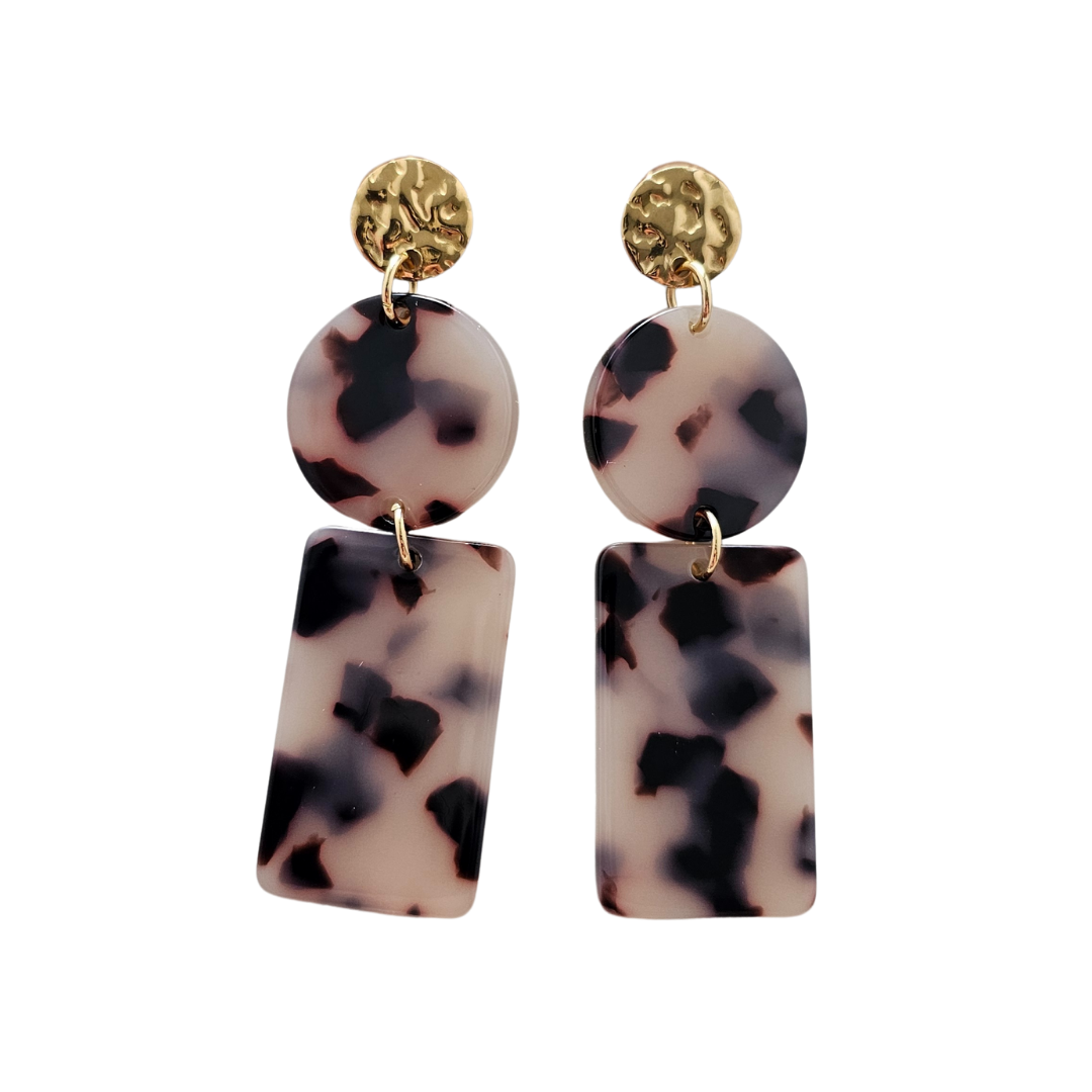 Nora Earrings - Blonde Tortoise from Spiffy & Splendid