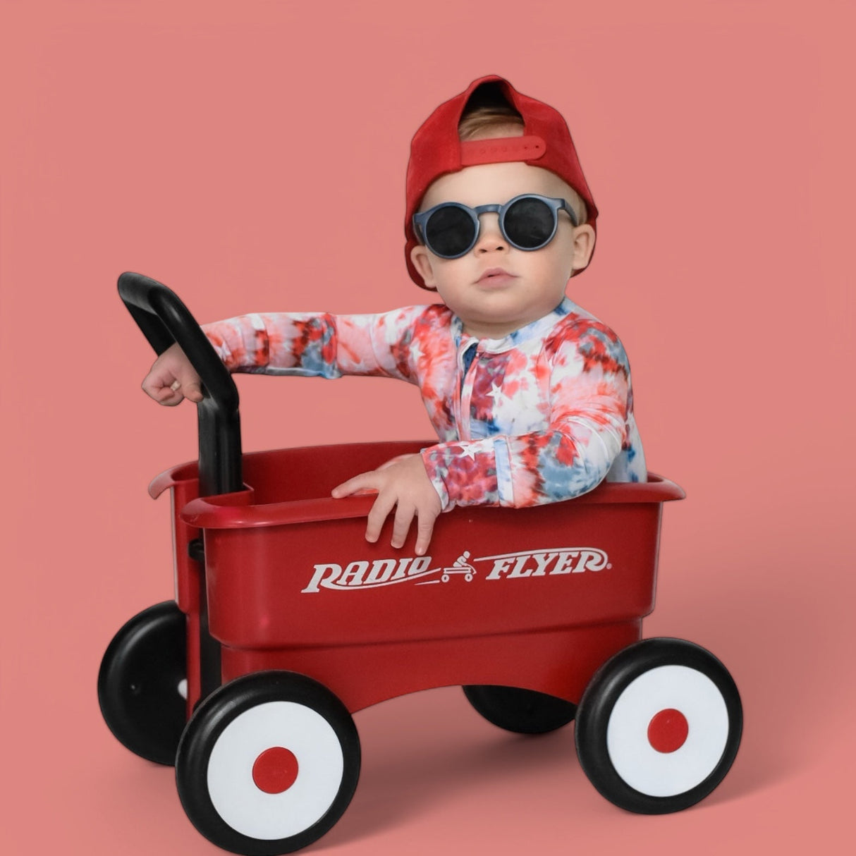 STARRY TIE DYE DREAM ROMPER from DREAM BIG LITTLE CO