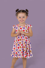 EXCLUSIVE PEANUT BUTTER JELLY TIME DREAM RUFFLE DRESS from DREAM BIG LITTLE CO