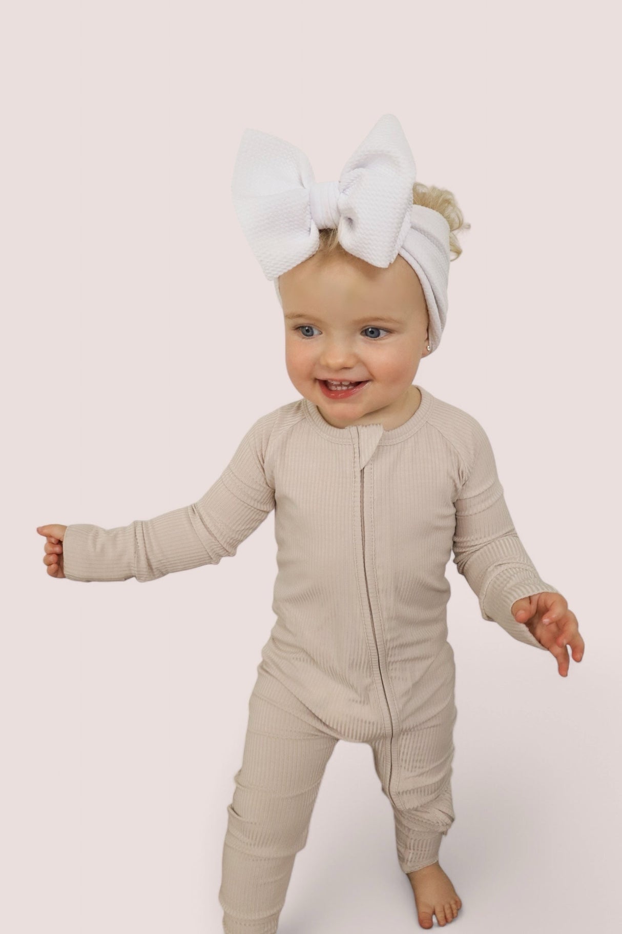 TOTALLY TAN RIB DREAM ROMPER from DREAM BIG LITTLE CO