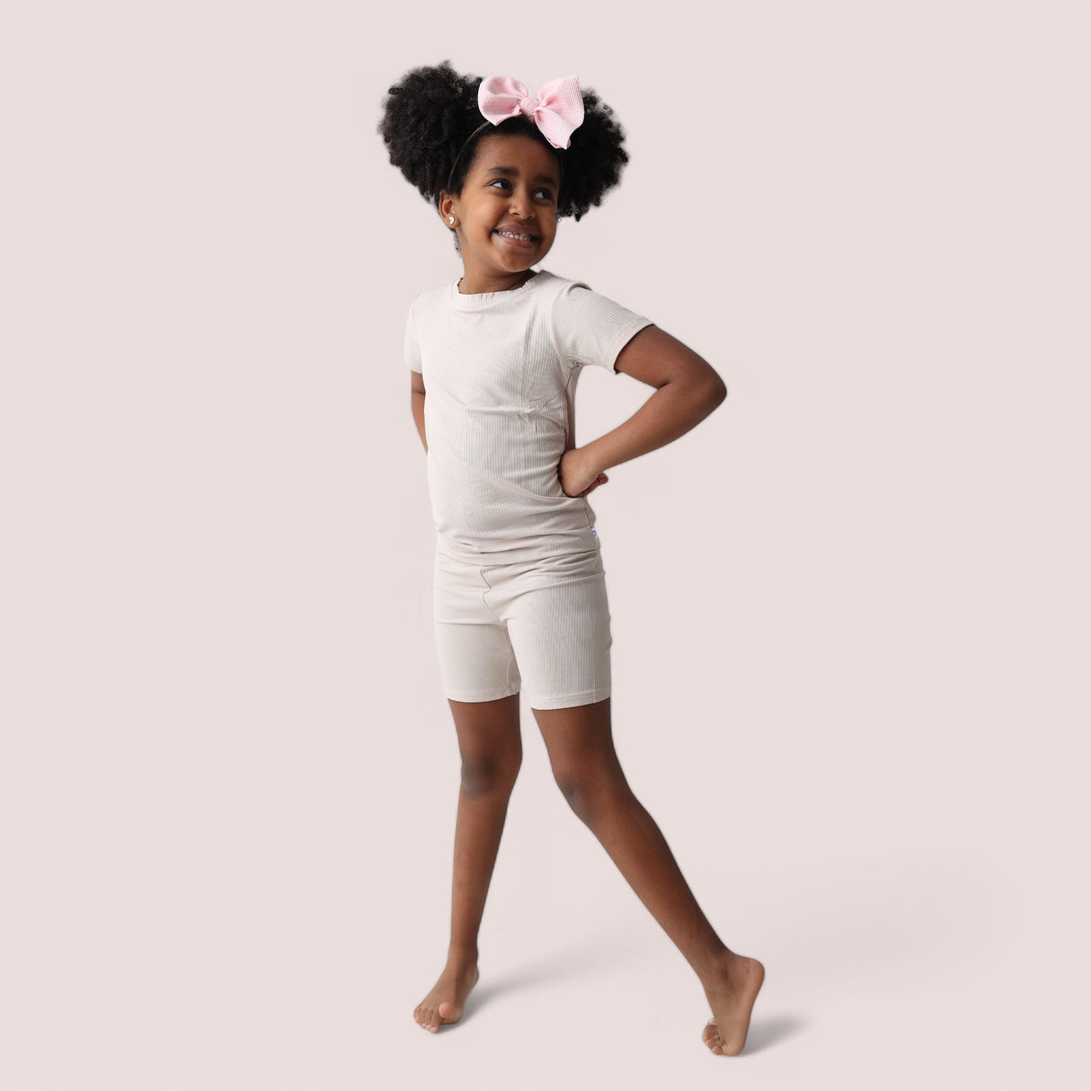 TOTALLY TAN RIB DREAM SHORT SET from DREAM BIG LITTLE CO