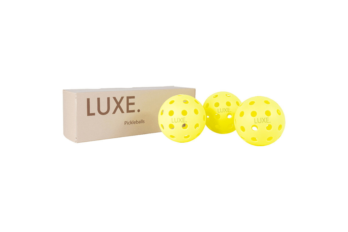 Lemon Pickleballs - Pack of 3 from LUXE Pickleball