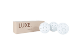 White Pickleballs - Pack of 3 from LUXE Pickleball