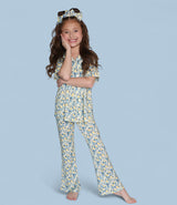 VINTAGE CITRUS TOILE DREAM GIRL'S FLARE SET from DREAM BIG LITTLE CO