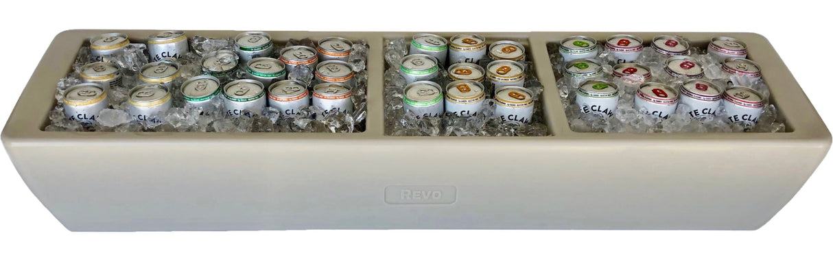 REVO Party Barge Cooler™ | Greige Mist From REVO COOLERS, LLC