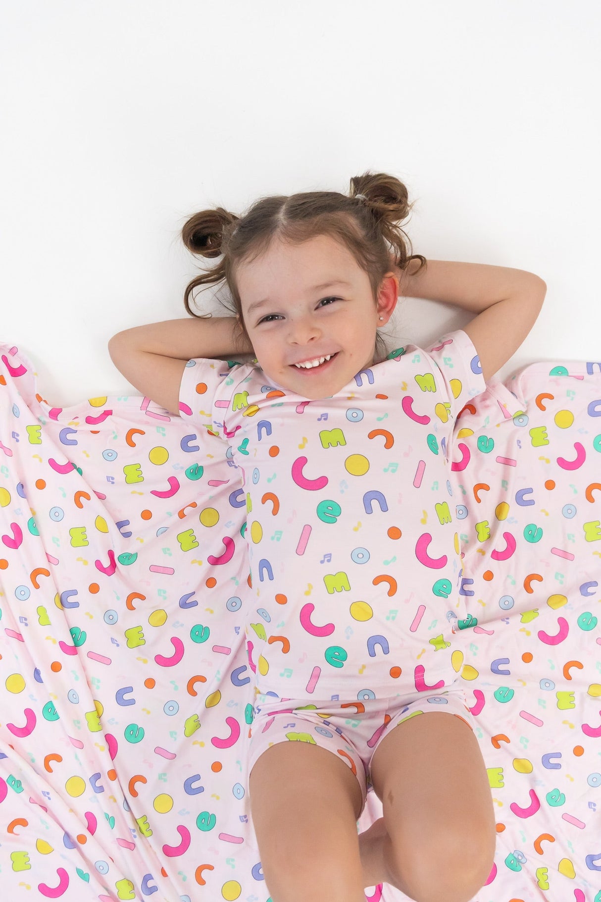 Dream Big Little Co x CoComelon ALPHABET DREAM SHORT SET from DREAM BIG LITTLE CO