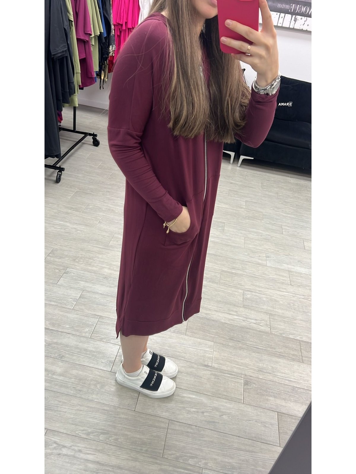 Easy Zip up Dress From Drama NYC Plus
