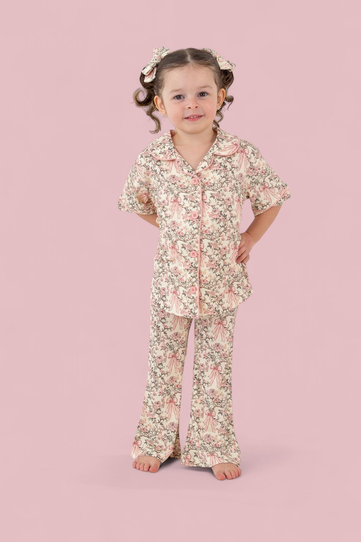 VICTORIAN BLOOM DREAM GIRL'S FLARE SET from DREAM BIG LITTLE CO