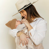 Sheep Knit Receiving Baby Blanket from Bleu La La
