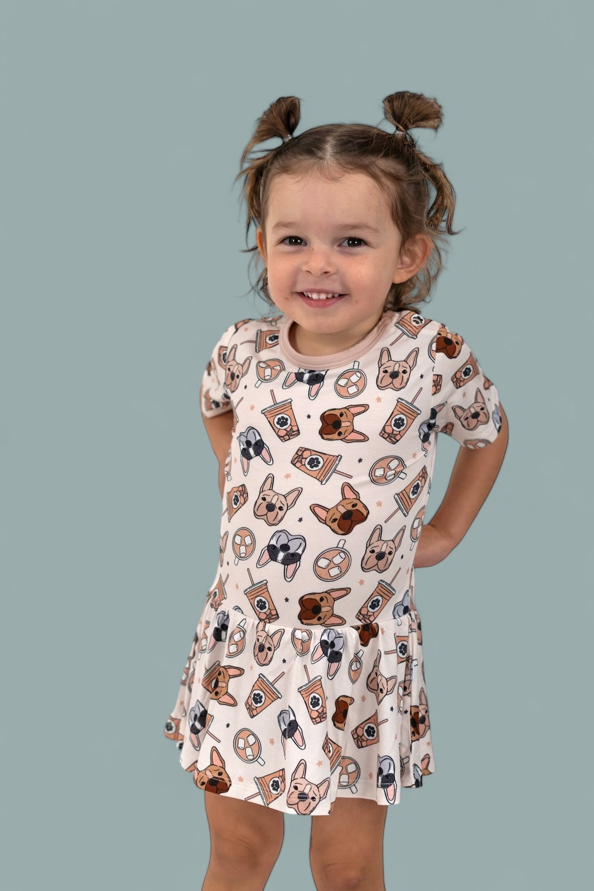 EXCLUSIVE PUP CUPS DREAM BODYSUIT DRESS from DREAM BIG LITTLE CO