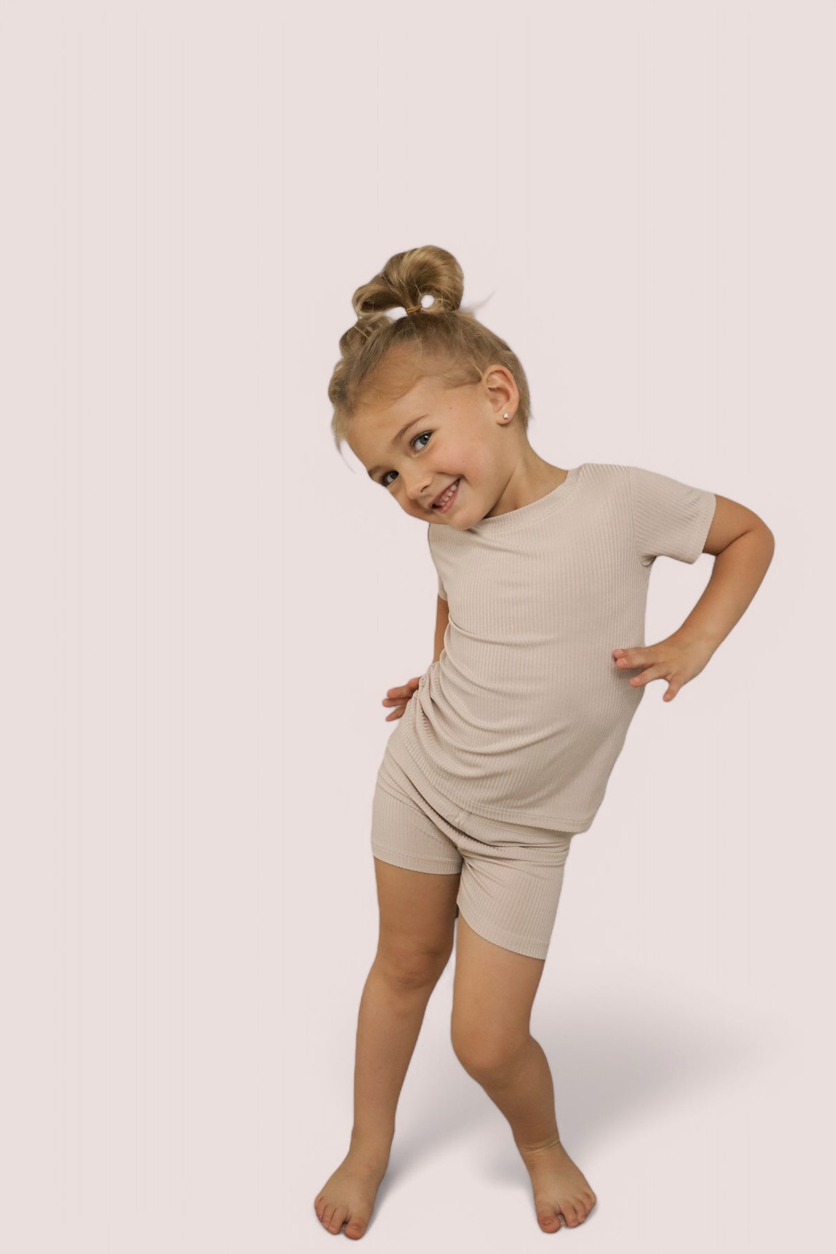 TOTALLY TAN RIB DREAM SHORT SET from DREAM BIG LITTLE CO