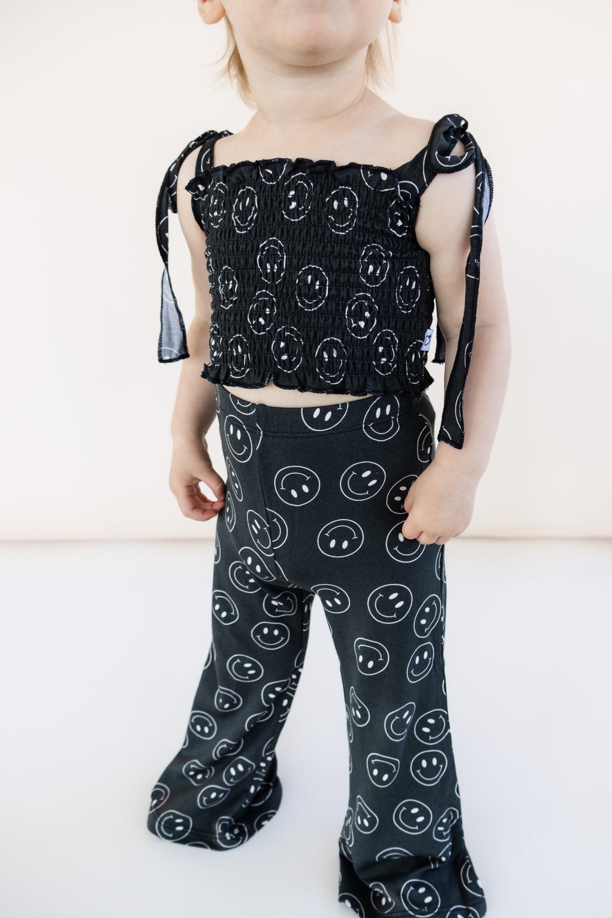 MIDNIGHT SMILES DREAM SMOCKED FLARE SET from DREAM BIG LITTLE CO