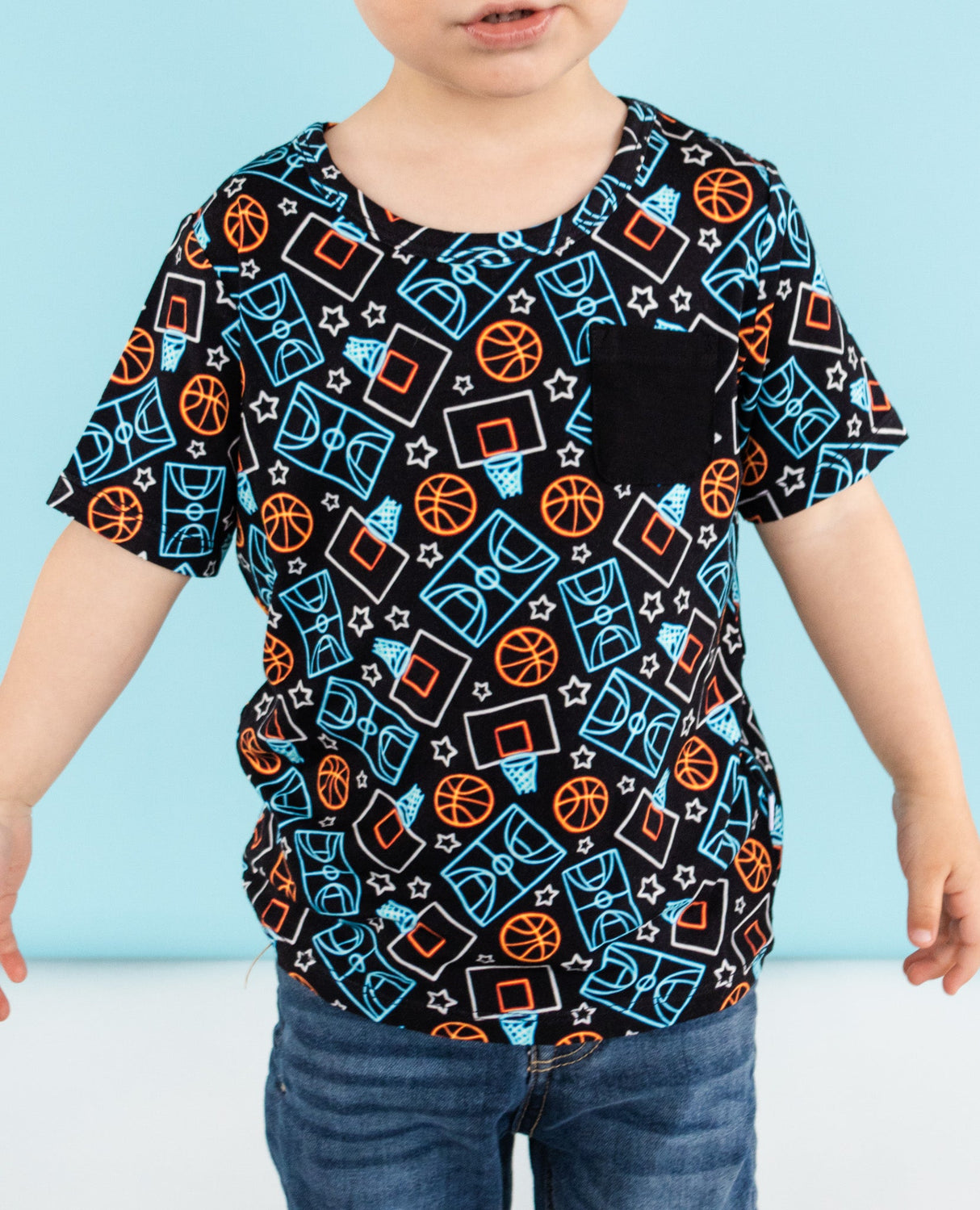 DUNKIN' VIBES DREAM POCKET TEE from DREAM BIG LITTLE CO