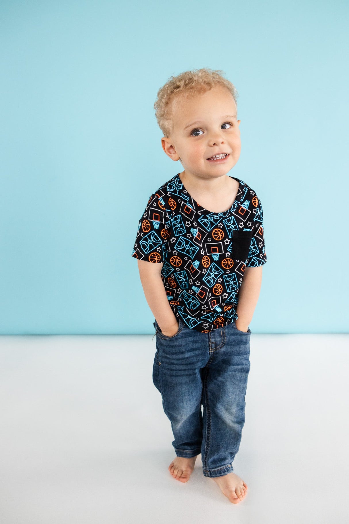 DUNKIN' VIBES DREAM POCKET TEE from DREAM BIG LITTLE CO