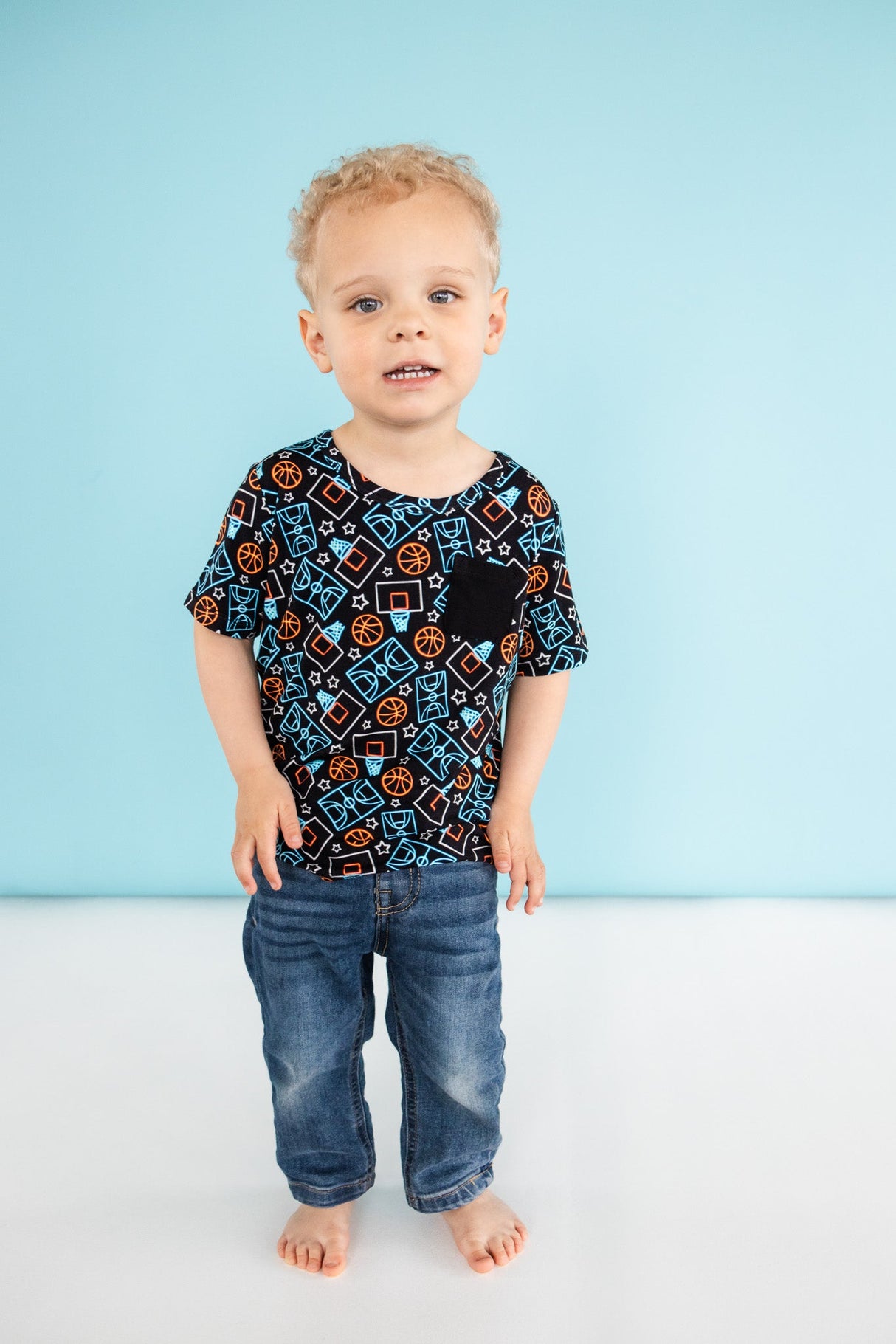 DUNKIN' VIBES DREAM POCKET TEE from DREAM BIG LITTLE CO