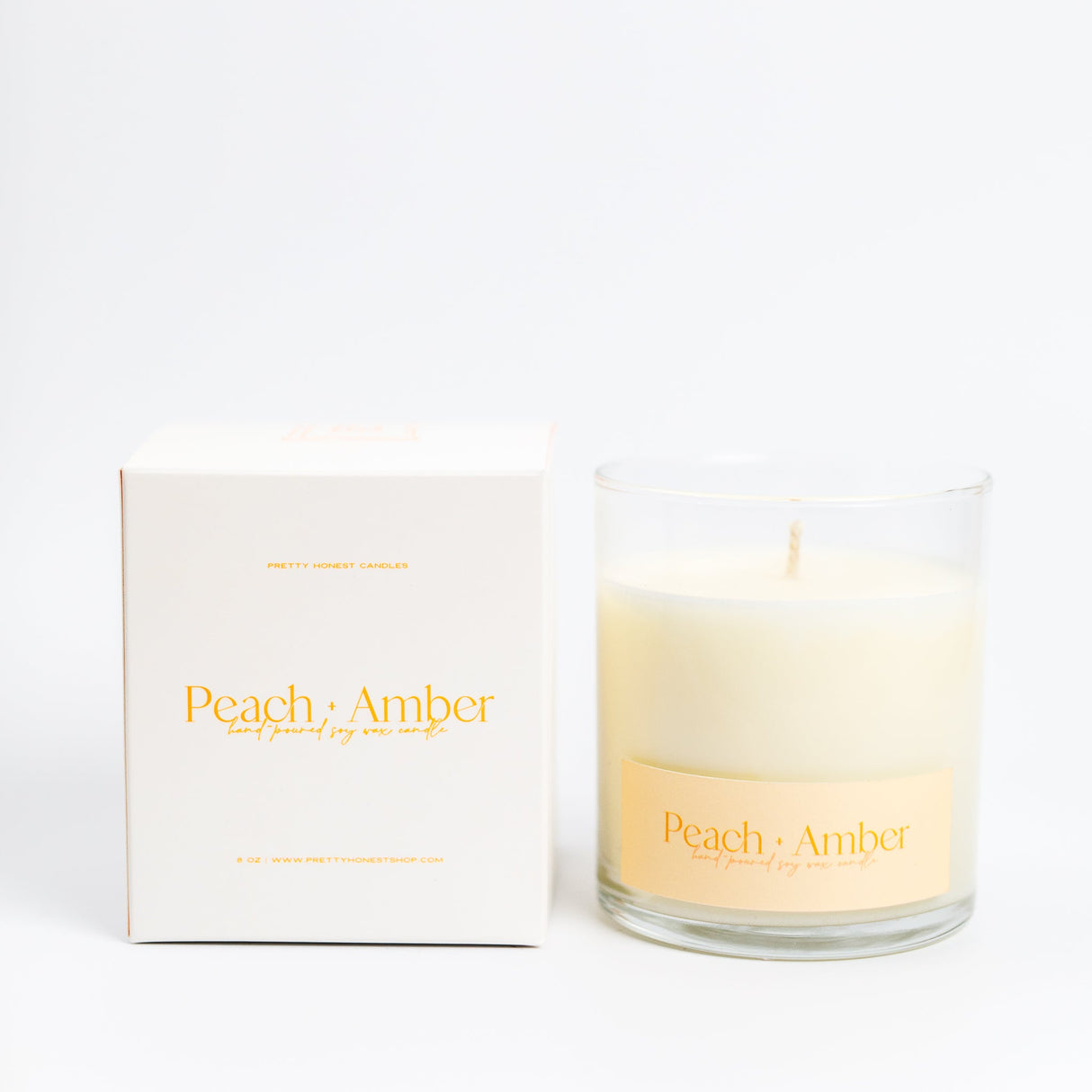 Peach Candle from Pretty Honest Candles