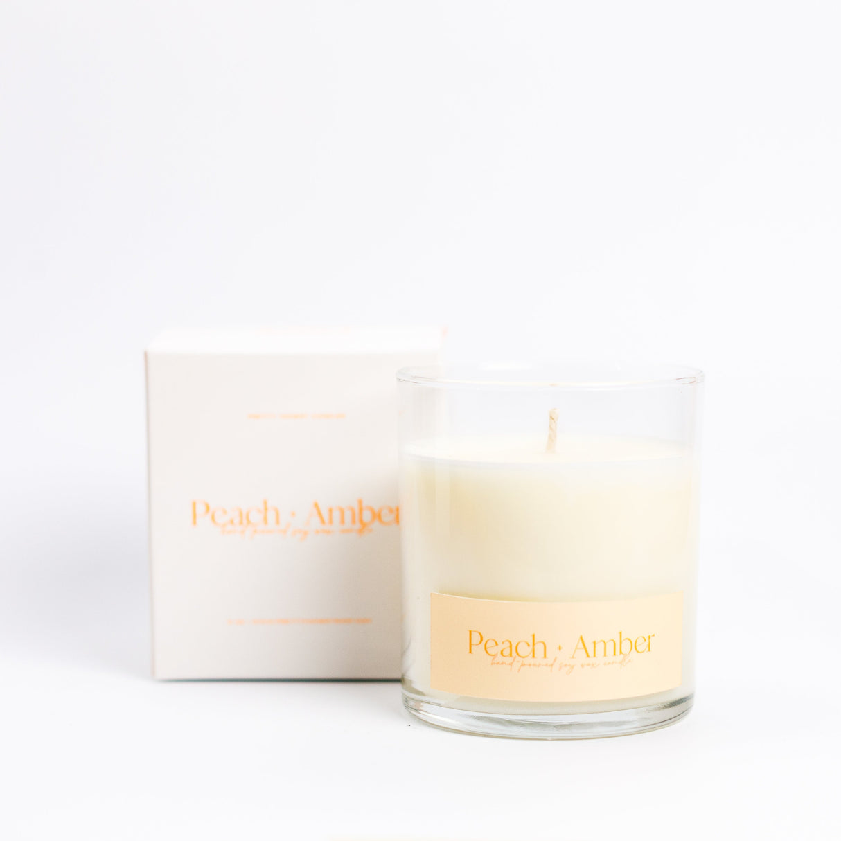 Peach Candle from Pretty Honest Candles