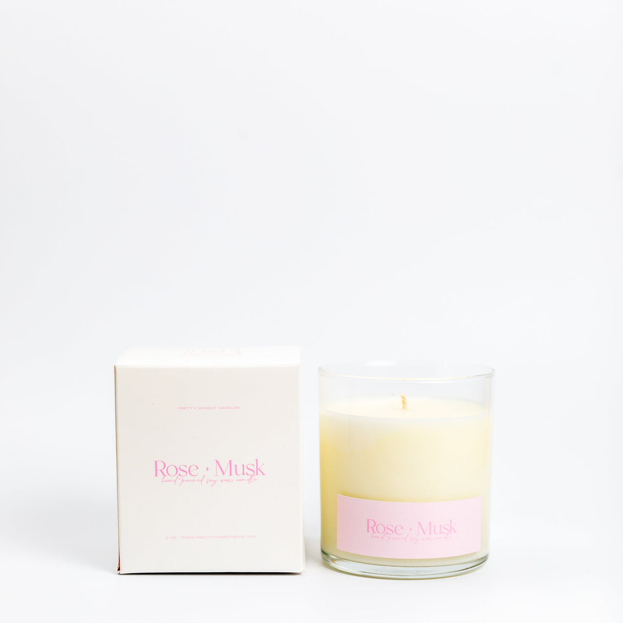 Rose Candle from Pretty Honest Candles