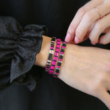 BAD GIRL - 3 Tila Bead Bracelet Stack from Mack & Rex