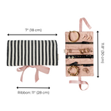 Couture Jewelry Roll, Medium, Striped From Bag-all