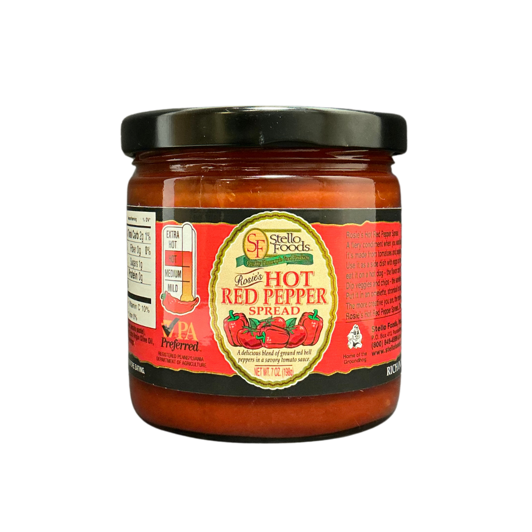 Stello Foods - Rosie's Hot Red Pepper Spread 7 oz from Stello Foods