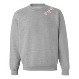 Embroidered 'Bow Collar' Crewneck Sweatshirt from United Monograms