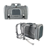 Mr. Peanut's Monterey Series Airline Compliant Horizontal Backpack Pet Carrier from Mr. Peanut's Pet Carriers