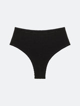 BALBOA HIGH WAISTED BIKINI BOTTOM - BLACK from ELYSIIAN