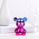 Gradient Mini Art Bear Figurine from Moderny