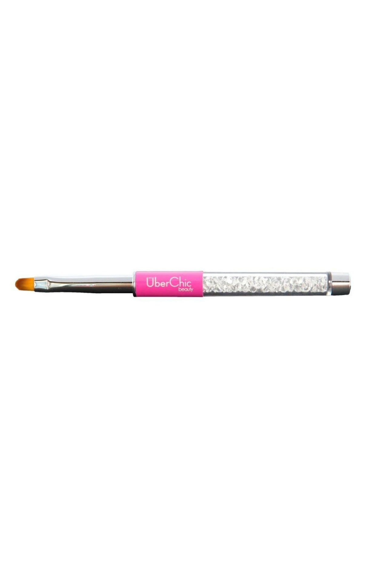 Oval Gel Clean Up Brush - Pink From UberChic Beauty