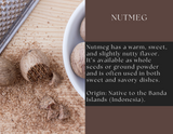 Ground Nutmeg from Spice Wheel