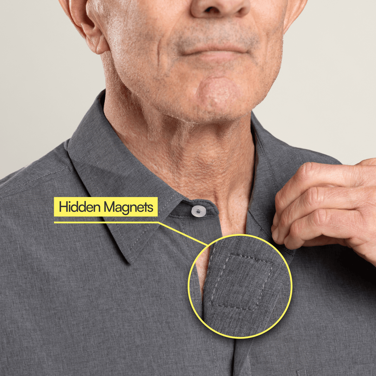 Everyday Magnetic Button-Down for Men | Tailored-Fit from Joe & Bella