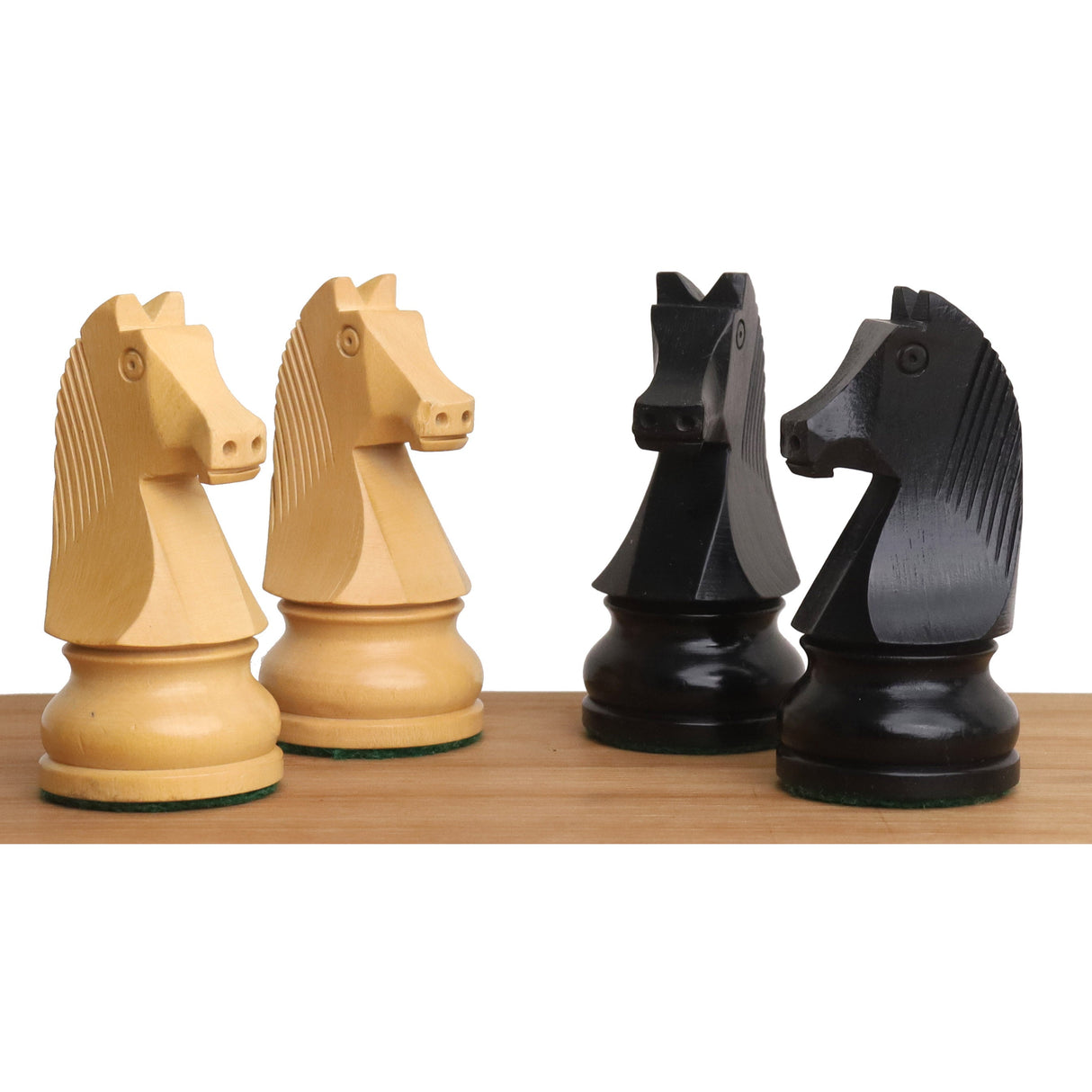 3.9" Tournament Chess Set Combo -Pieces in Ebonised boxwood with Board and Box from Royal Chess Mall