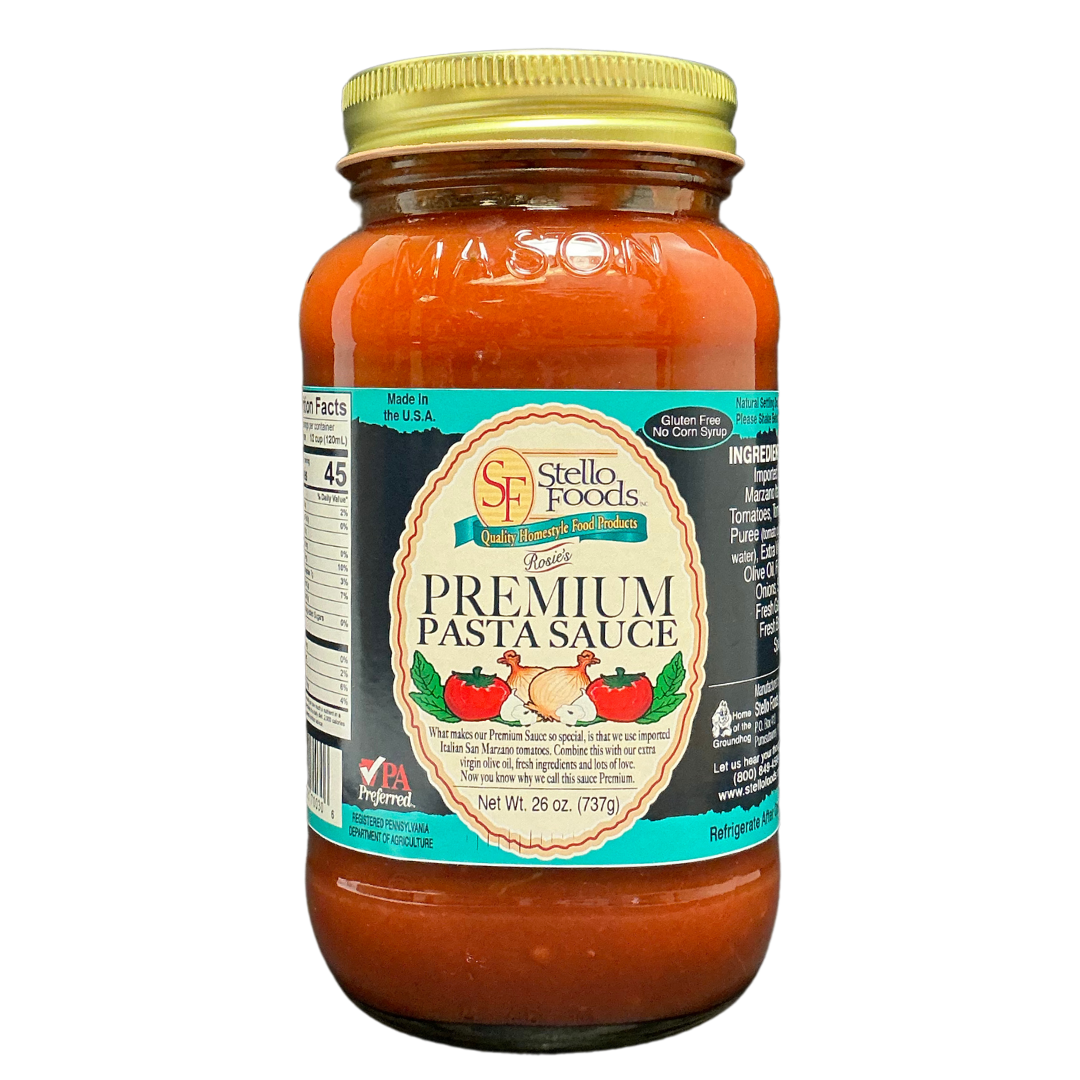 Stello Foods - Rosie's Premium Pasta Sauce 26 oz from Stello Foods