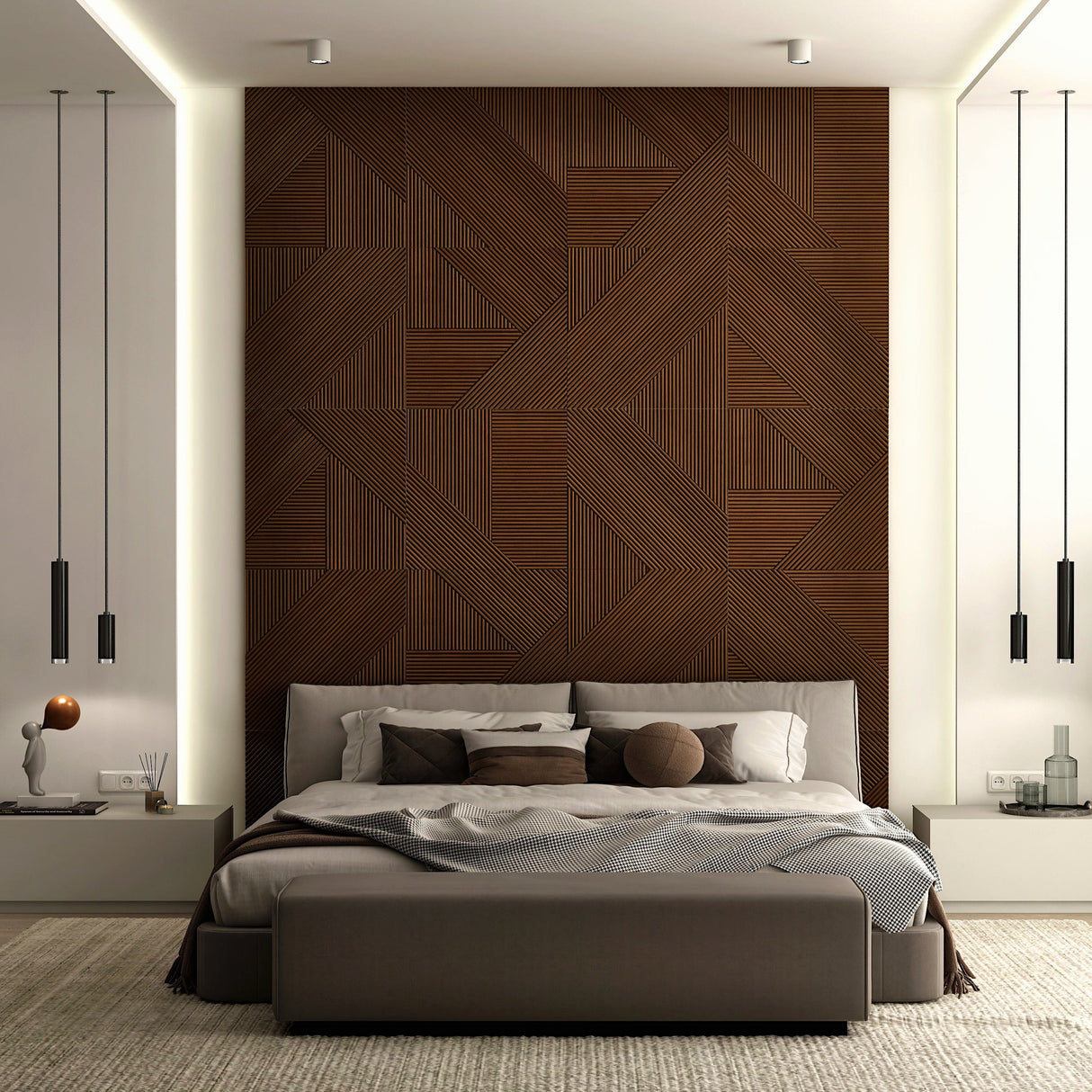 Modern Solid Wood Panel from Ozarké