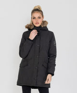 Women's Louise Ultra Lite Hooded Winter Parka Coat From FAD