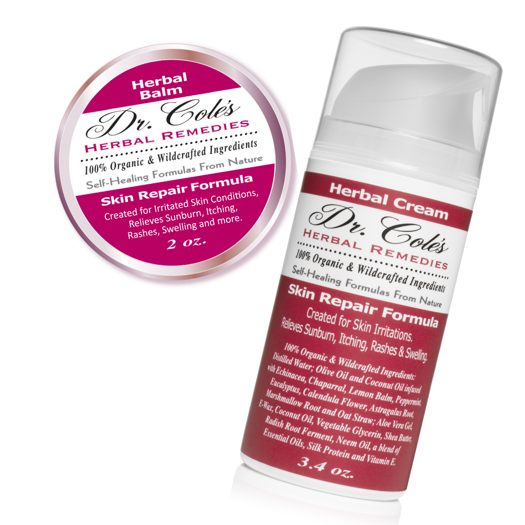 Skin Repair Balm and Cream Bundle from COLEHERBALS