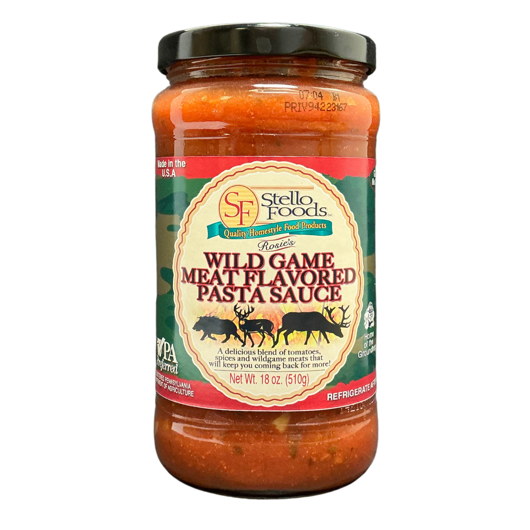 Stello Foods - Rosie's Wild Game Meat Flavored Sauce 18 oz from Stello Foods