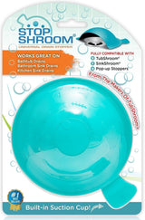 StopShroom (Aqua) Universal Stopper Cover for Bathtub, Bathroom, and Kitchen Drains from TubShroom.com