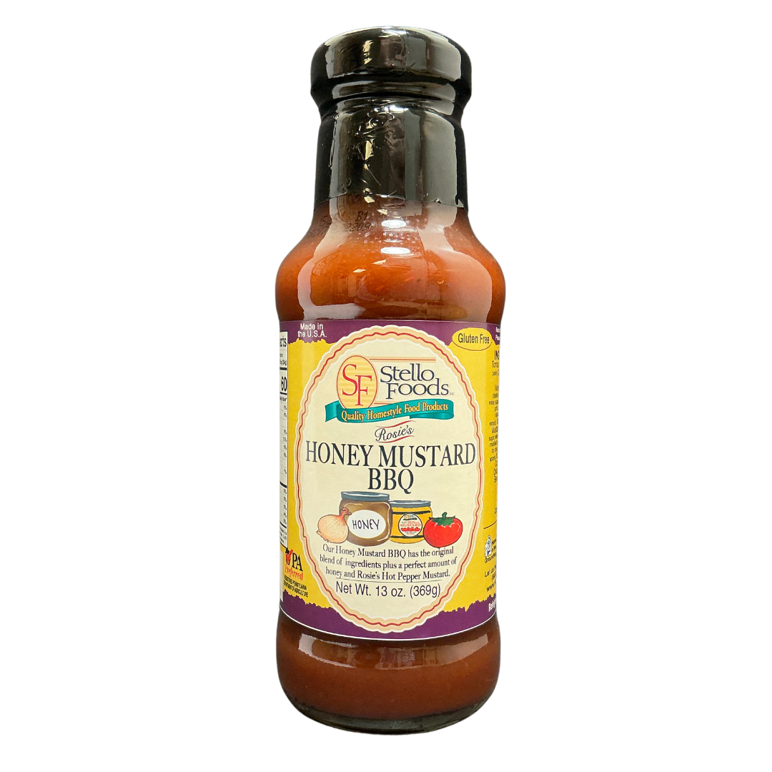 Stello Foods - Rosie's Honey Mustard BBQ Sauce 13 oz From Stello Foods