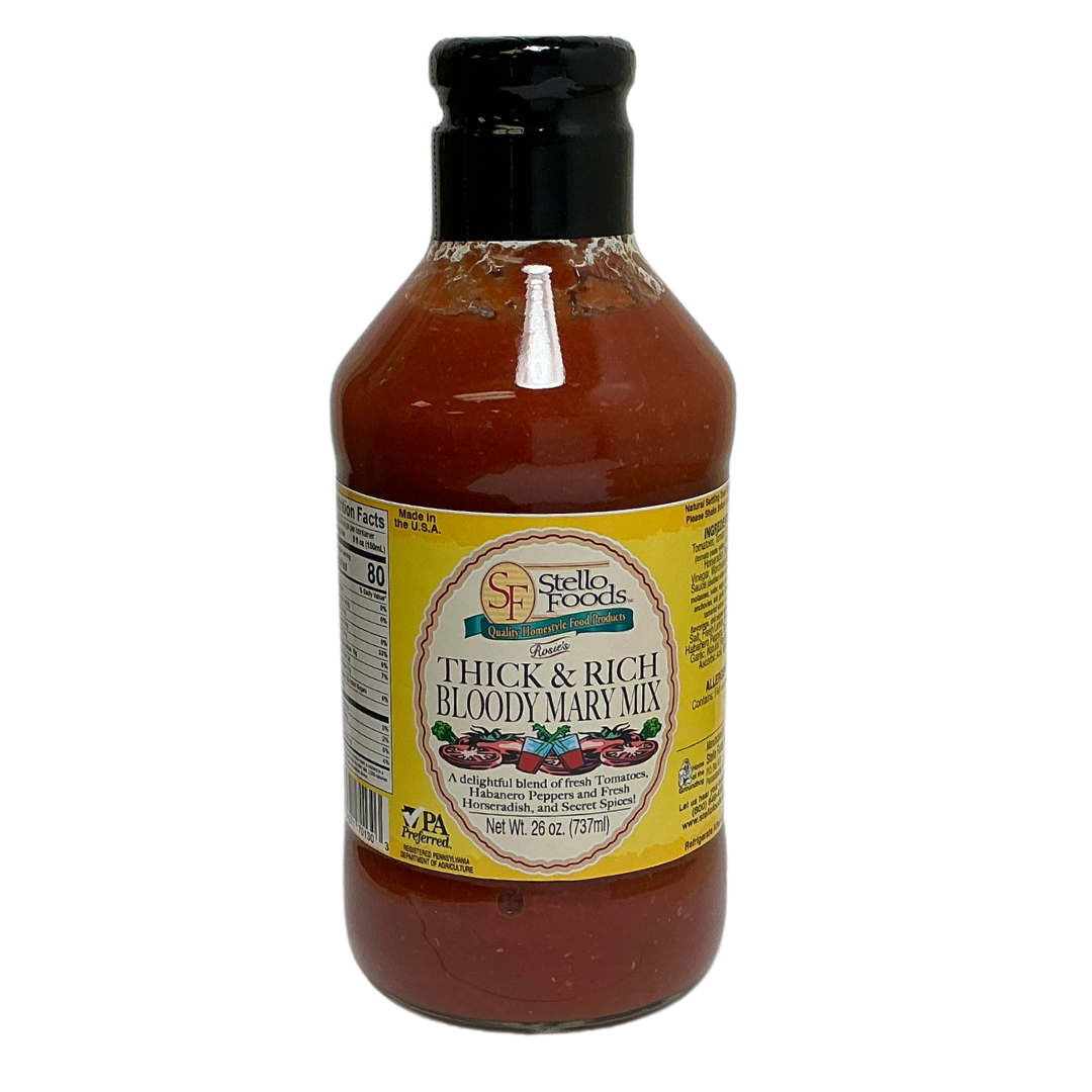 Stello Foods - Rosie's Thick & Rich Bloody Mary Mix 26 oz from Stello Foods